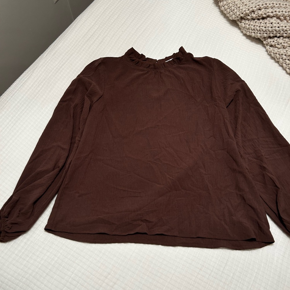 MOD ON TREND Elegant Brown Women's Top